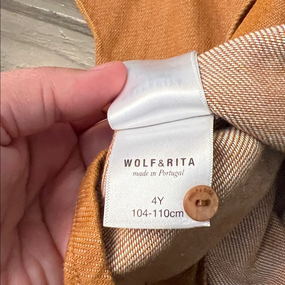 WOLF & RITA KIDS 4 YOUTH BUTTON FRONT RUFFLE BACK TOP - Picture 7 of 10